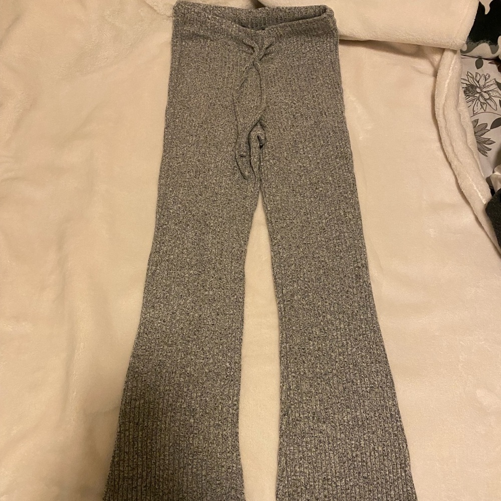 Stretchy Grey bell bottoms